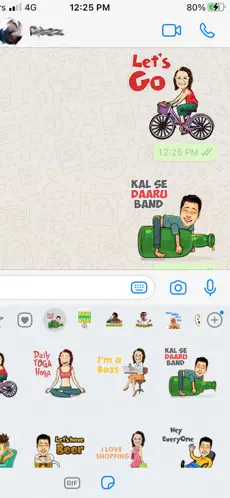 Screenshot 1 Wsticker for WhatsApp iphone