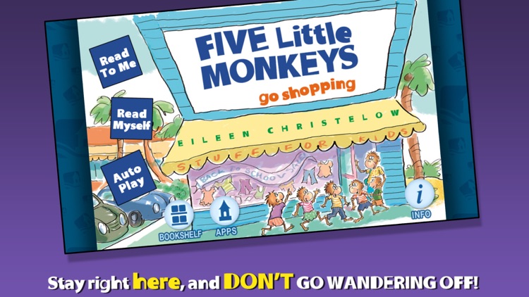 5 Little Monkeys Go Shopping