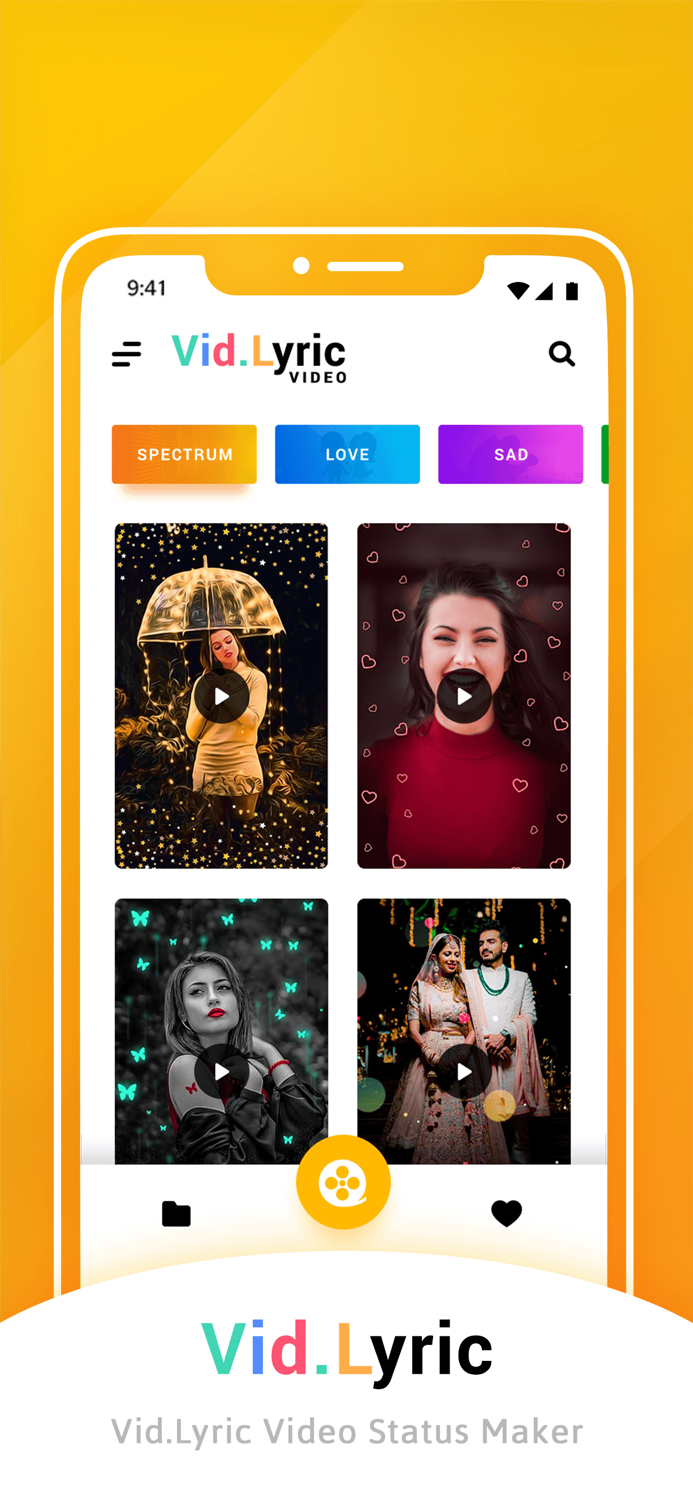 Vid.Lyric - Status Video Maker