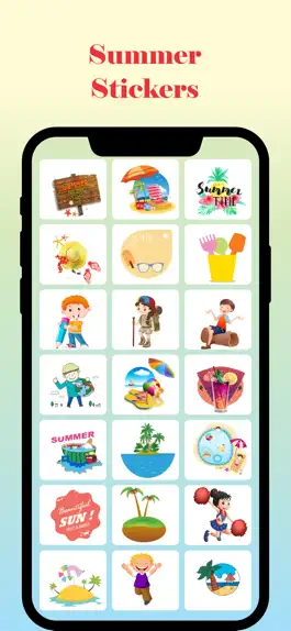 Game screenshot Summer Beach Stickers apk