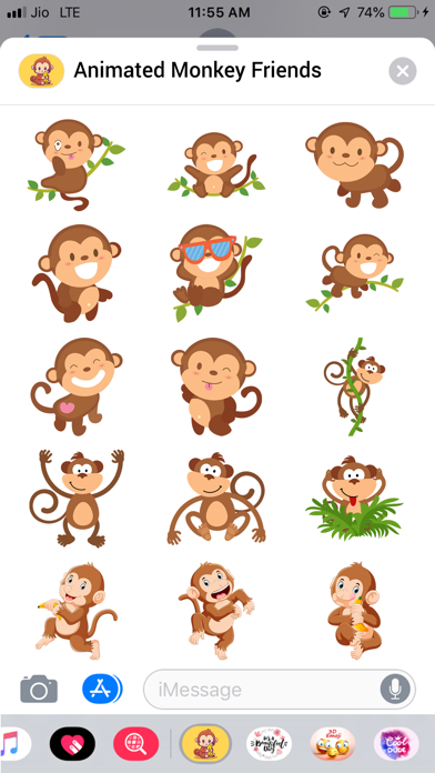 How to cancel & delete Animated Monkey Friends from iphone & ipad 1