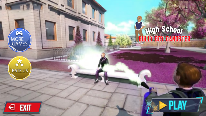 High School Bully Boy Gangster