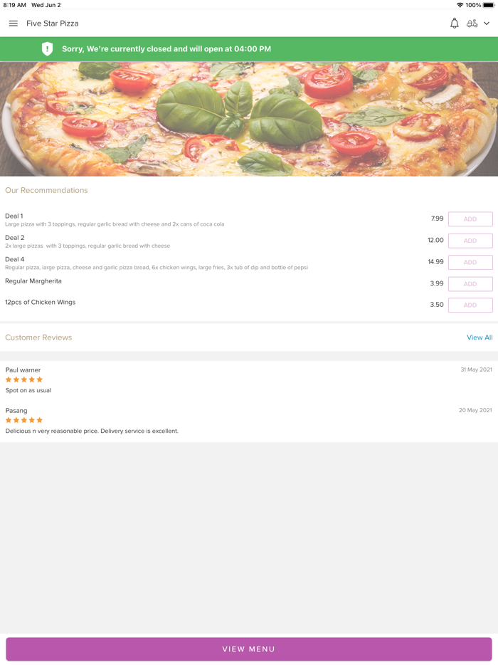 Five Star Pizza-West Bromwich