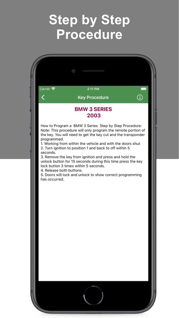 Key Programming Procedure Pro