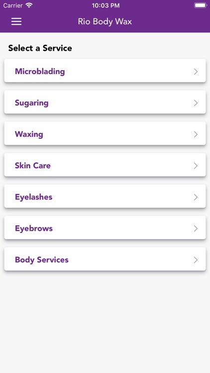 Rio Body Wax Guest App