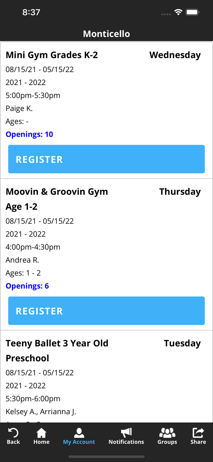 Almost Famous Dance  Gym