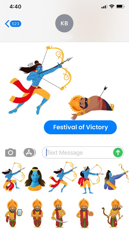 Dussehra Stickers!