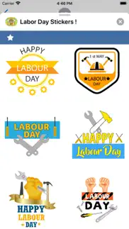 labor day stickers ! iphone screenshot 1