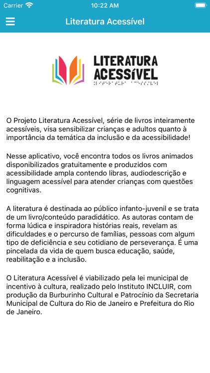 Literatura Acessível