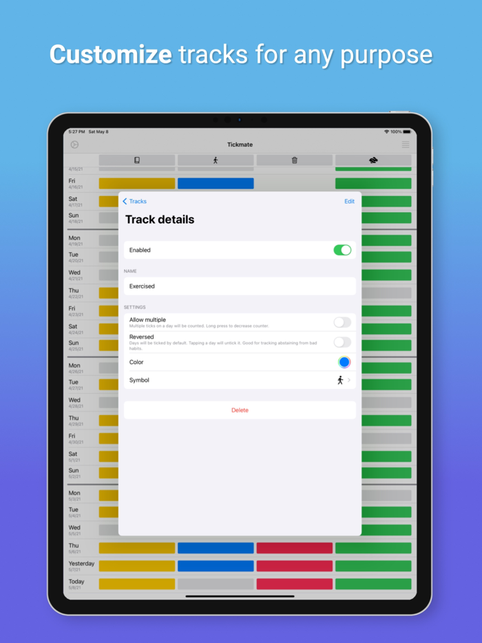 Tickmate 1-Bit Journal