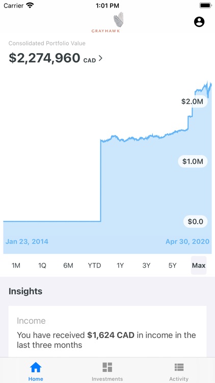 Grayhawk Wealth Mobile App