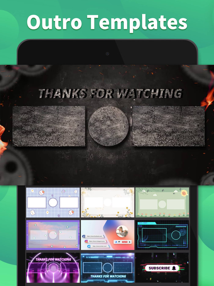 Intro Maker - outro editor app