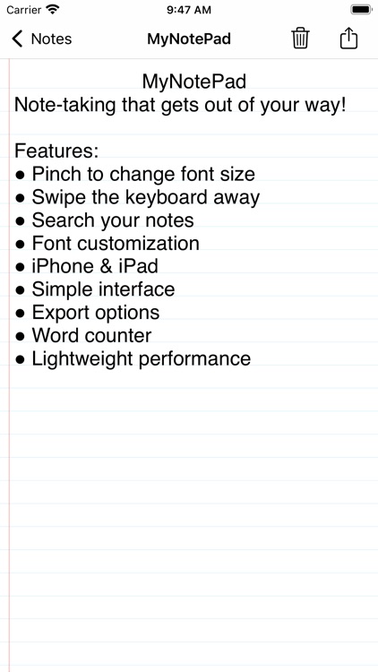 MyNotePad