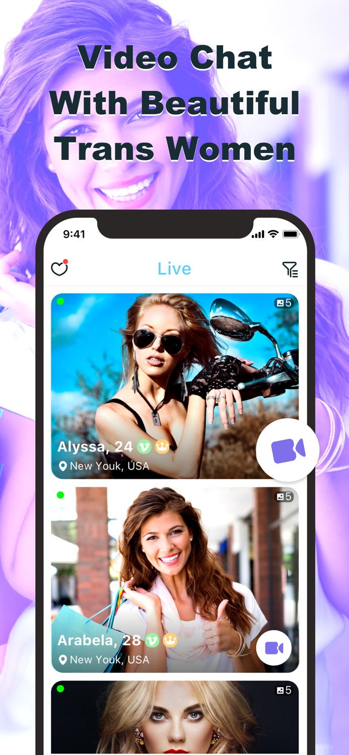 Transgender Live Video Chat