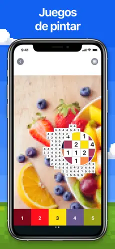 Captura 6 Juegos de pintar - Pixel Art iphone