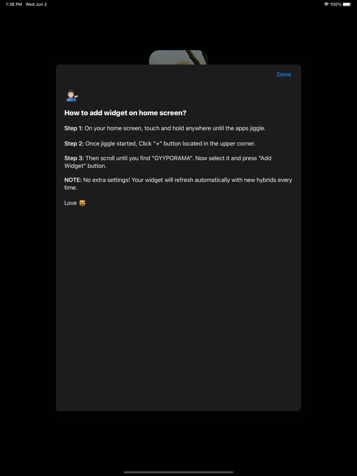 GYYPORAMA HYBRID WIDGET