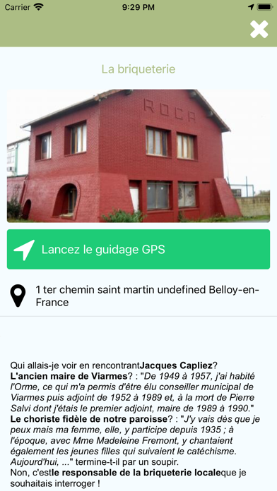 Belloy-en-France Application screenshot 4