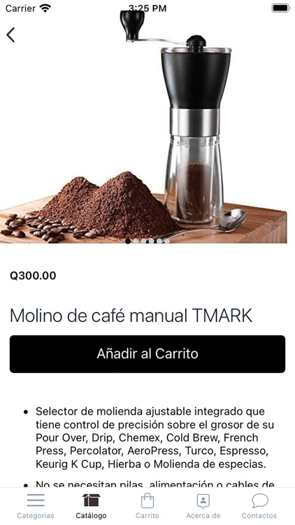 El Molino de café manual - Icoffee Solutions Guatemala