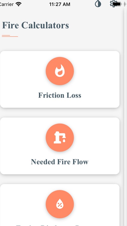 Front Line Fire Calculator