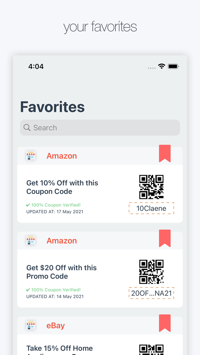 QR Coupons