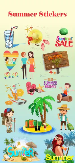 Game screenshot Summer Beach Stickers mod apk