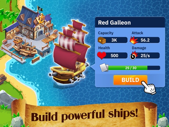 Idle Pirate Tycoon: Gold Sea screenshot 2