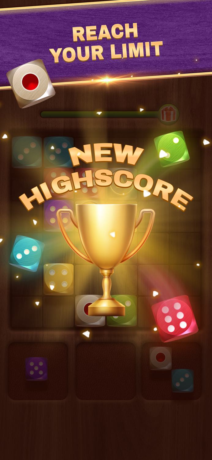 Wood Merge Dice Block Puzzle