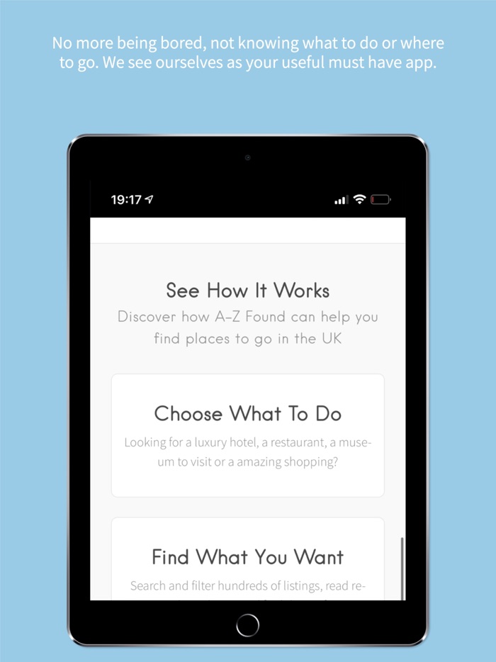 AZ Found - find places to go