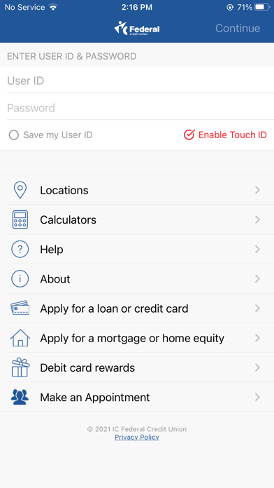 How to cancel & delete IC Credit Union Phone App from iphone & ipad 1