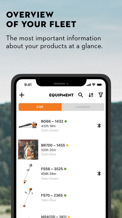 Screenshot of STIHL connected3