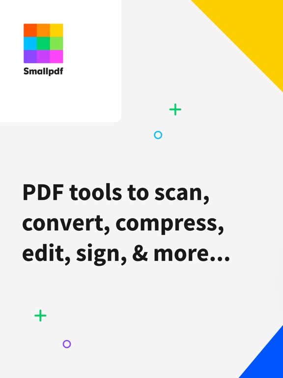 Smallpdf—Scan, sign & edit PDF screenshot