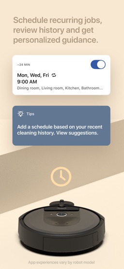 iRobot Home app screenshot