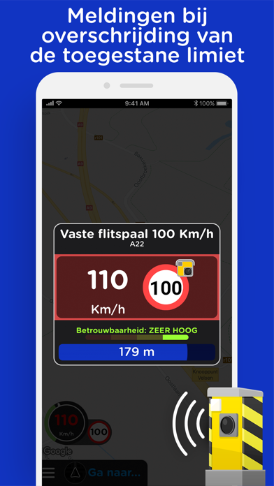 Radarbot: Flitspalen & GPS iPhone app afbeelding 4