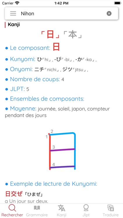 Japonais Français Dictionary