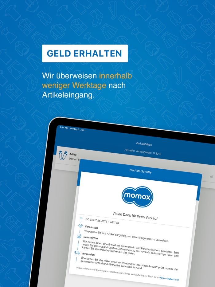 momox Kleidung verkaufen