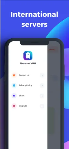Screenshot 3 Monster VPN Safe Private Proxy iphone