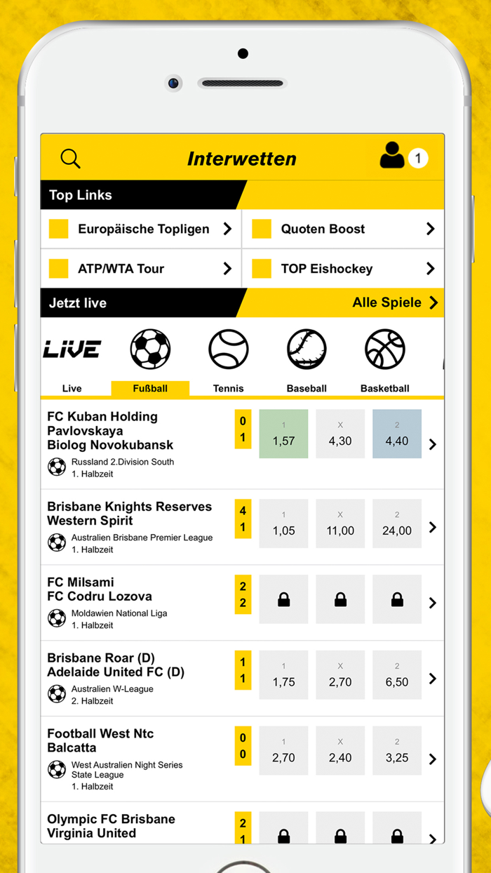 Interwetten - Sportwetten Live