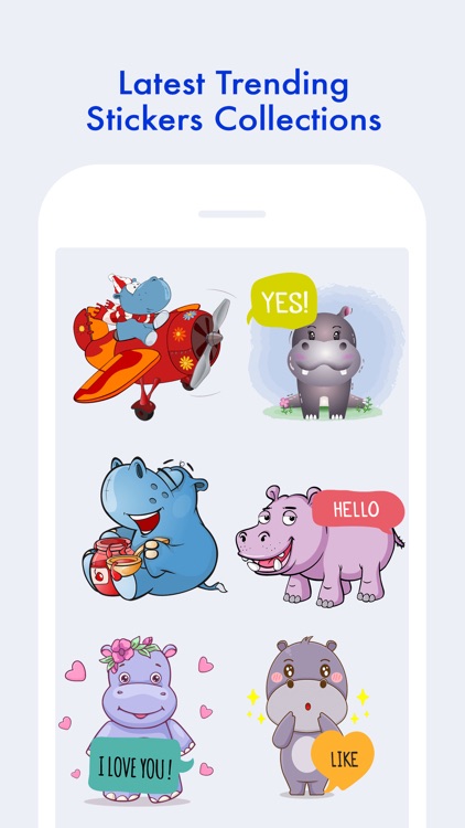 Cute Hippo Stickers screenshot-4