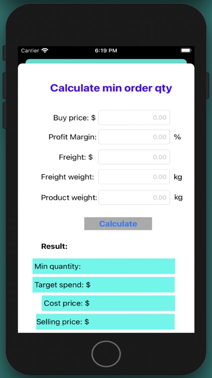 CBM Budget Pocket Calculator