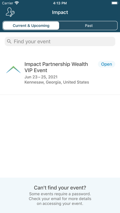 How to cancel & delete Impact Partnership Events from iphone & ipad 1