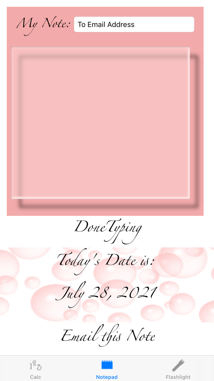 Pricillas Bubble Calculator