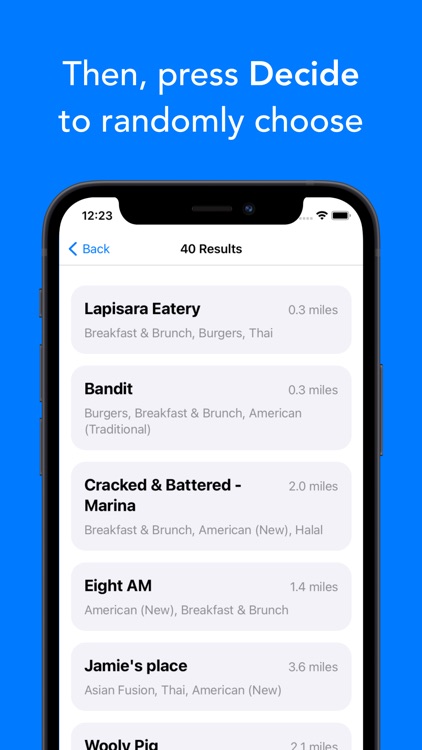 Decide - Restaurant Roulette screenshot-3