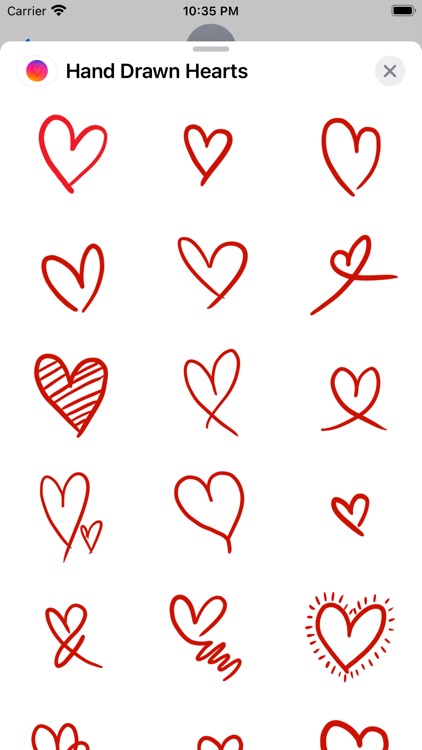 Hand Drawn Hearts