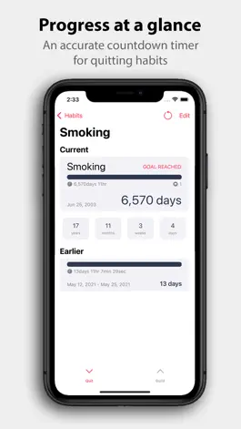 Game screenshot Quitter - Daily Habit Tracker apk