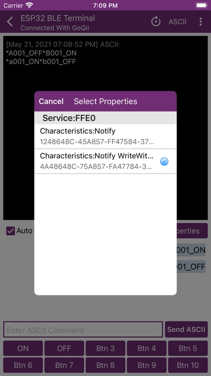 ESP32 BLE Terminal screenshot-3