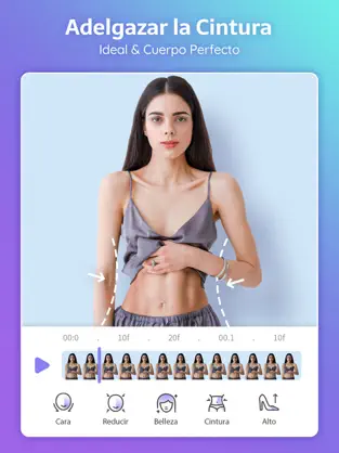 Captura de Pantalla 3 PrettyUp - Video Body Editor iphone