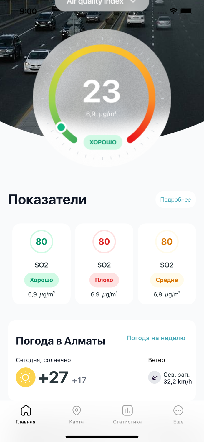 AirVision - качество воздуха