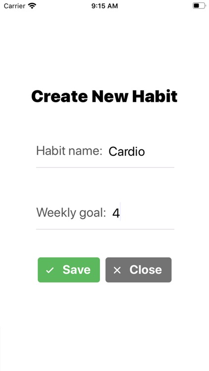 Inertium Habit Tracker