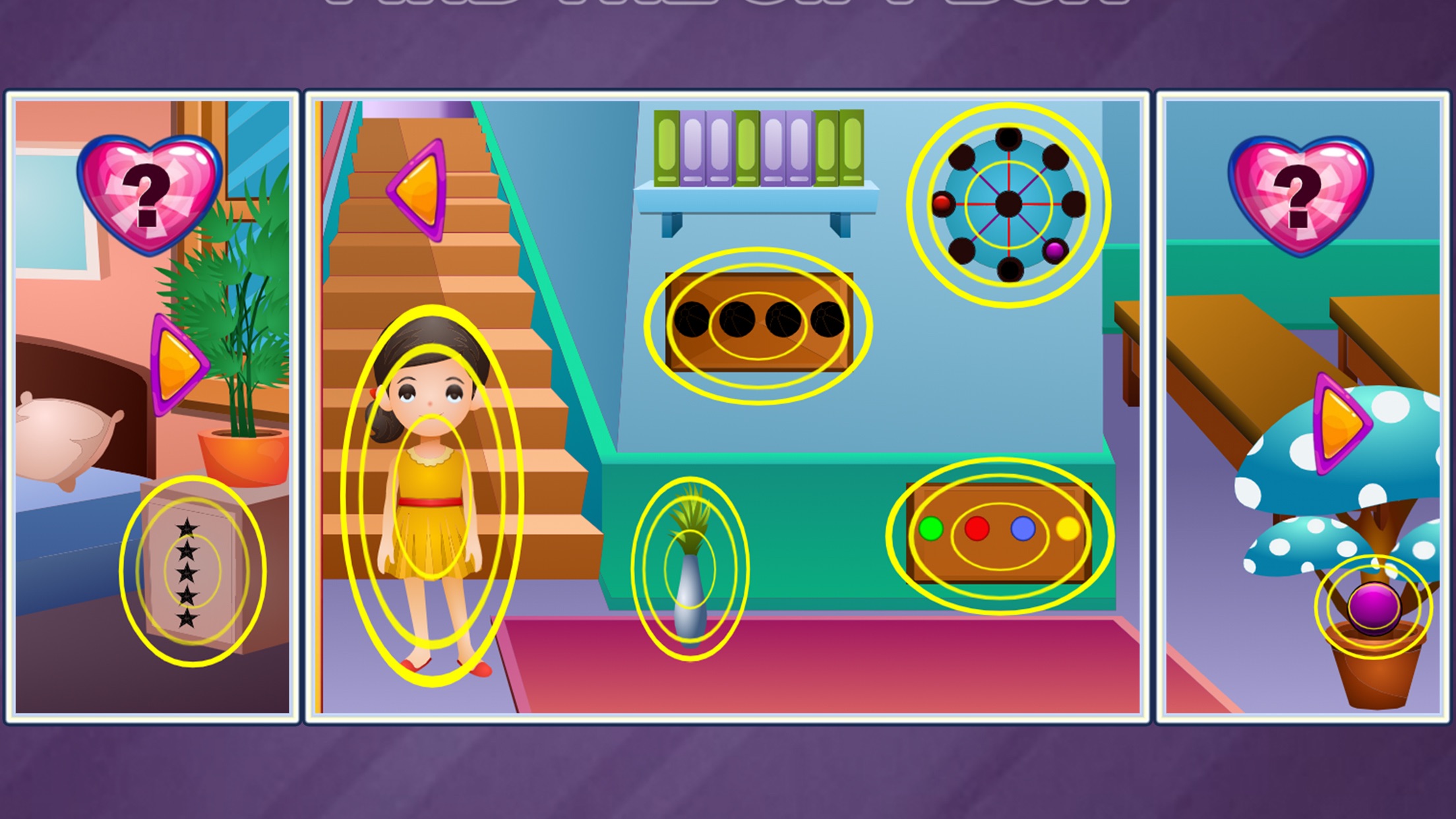 find the gift box: puzzle game