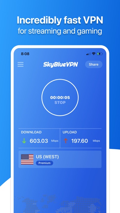 SkyBlueVPN: VPN Fast & Secure screenshot 2